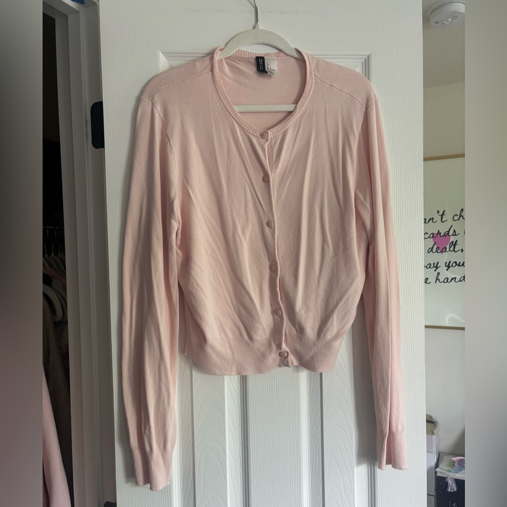 H&M Pink Cardigan
